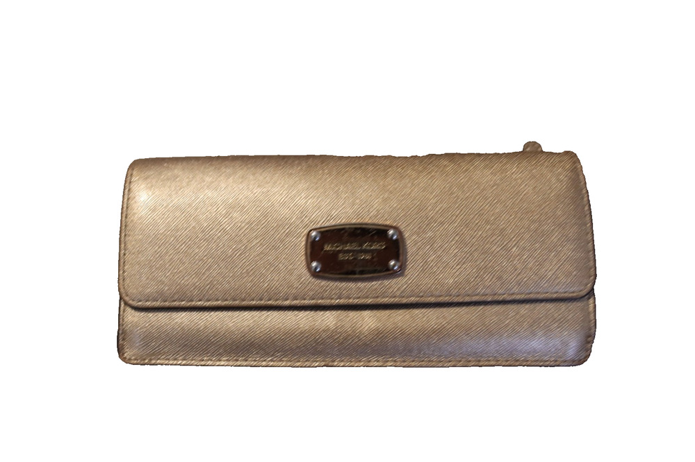 Michael Kors Wallet Rose Gold Shiny Classic (31)